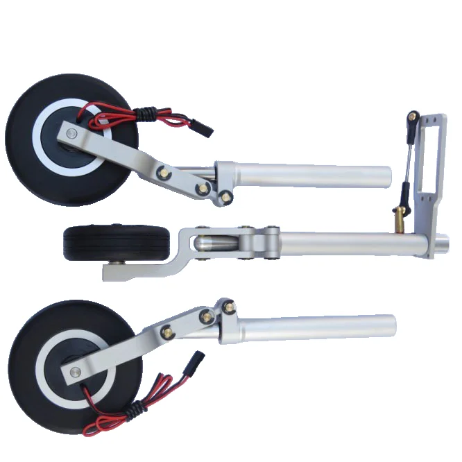 Train d'atterrissage à Jet de Turbine XAERO ER120, train de roulement rétractable pour avion à réaction RC, alliage d'aluminium Durable avec amortisseur