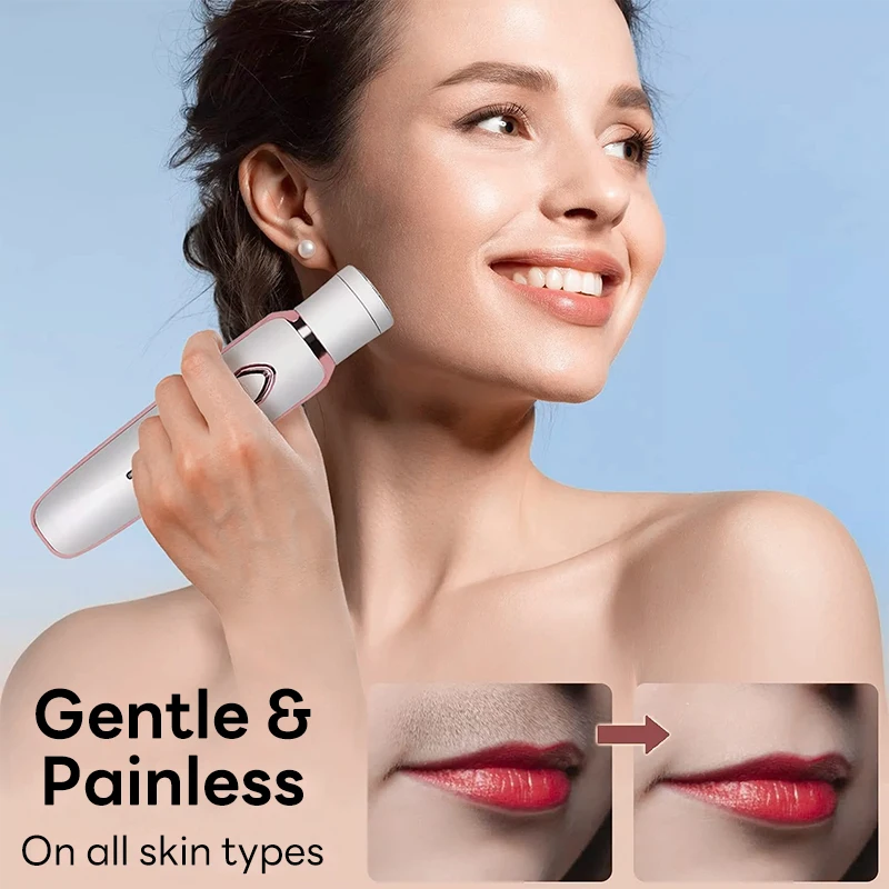 4 in 1 Electric Epilator Bikini Eyebrow Nose Women Lady Facial Hair Removal Trimmer Face Body