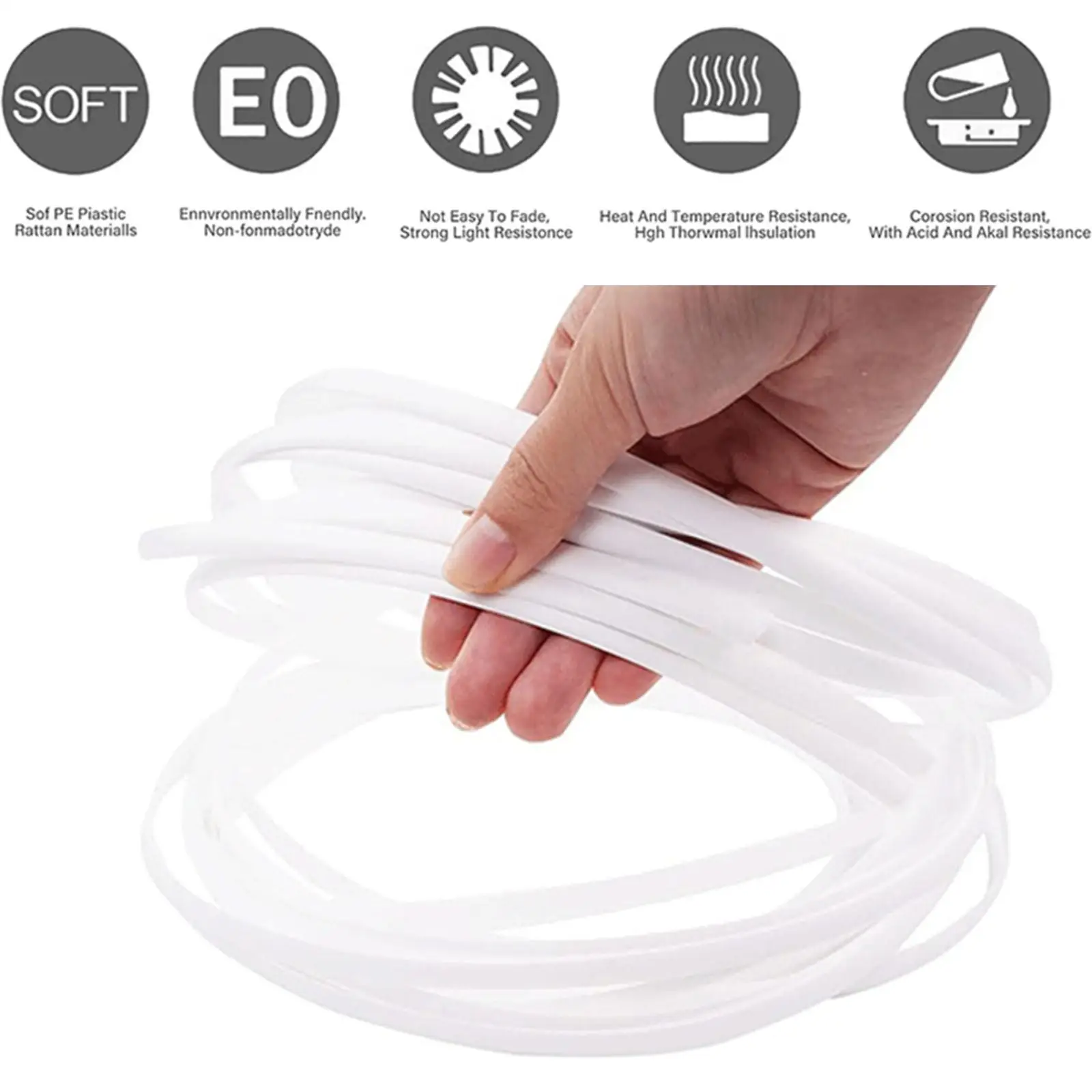 120 ft Wicker Repair Kit Supplies Multifunctional DIY Crafting Basket Weaving Kit Replacement Weaving Material for Patio Outdoor