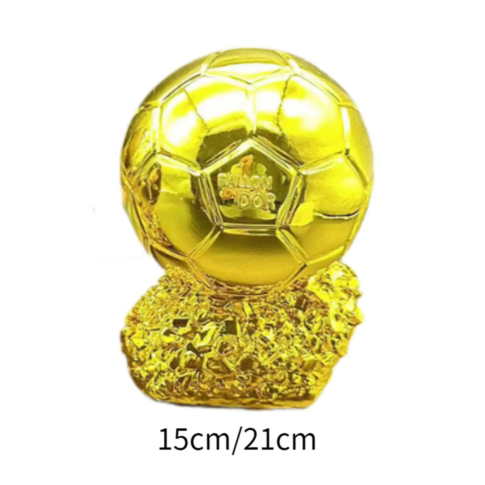 Football Trophy Party Celebration Tabletop Ornament Reward Participation Football Competition Award Soccer League Match Trophy