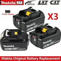 Genuine/Original Makita 18v battery bl1850b BL1850 bl1860 bl 1860 bl1830 bl1815 bl1840 LXT400 6.0Ah for makita 18v tools drill