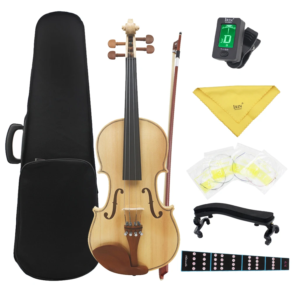 

Astonvilla 4/4 Violin Maple Top Acoustic Violin with Case Bow Strings Shoulder Rest Solid Wood Violin for Beginner Students Kids