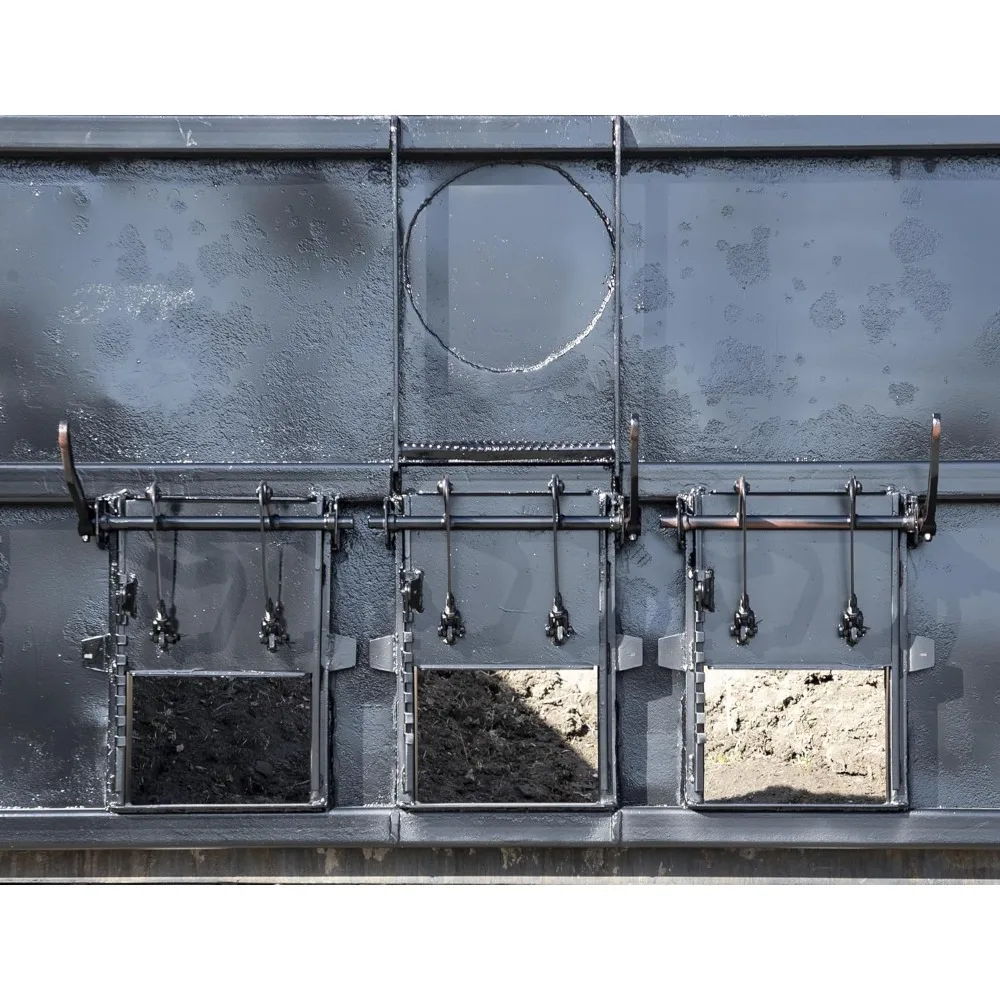 باب فحص فولاذي CCD1314، فتحة 12.38 × 13.5 بوصة، باب فحم لشاحنات قلابة، ملحقات شاحنة قلابة