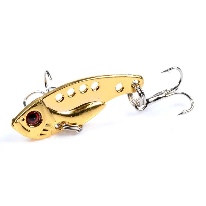 

1Pc Metal Sequin Fishing Lures with #6 High Carbon Steel Treble Hook Bass Spoon Crank Bait Tackle Hook Random Color