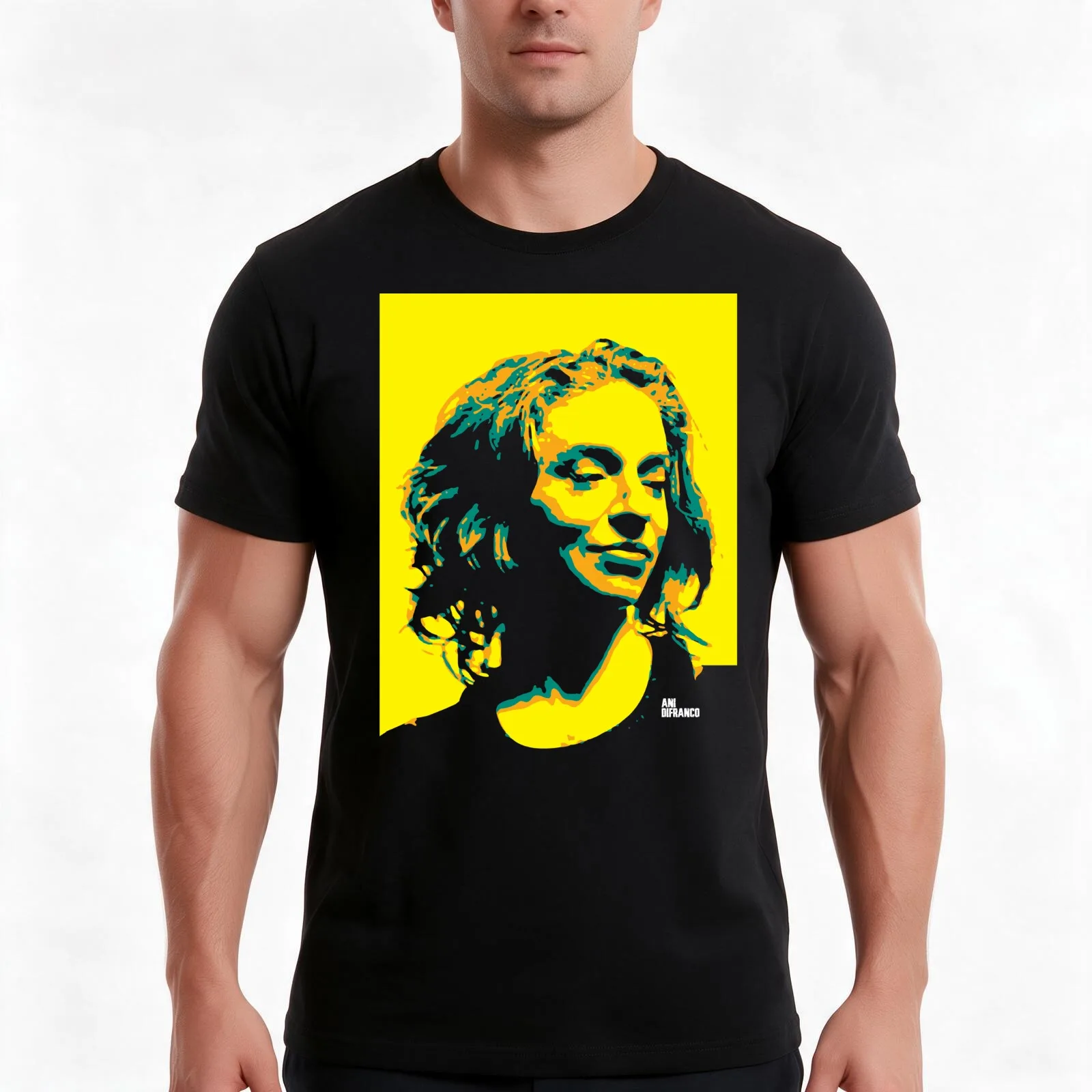 Ani DiFranco. Angela Maria. American singer-songwriter. T-Shirt Summer Casual Cotton Tee, Unisex Men Women