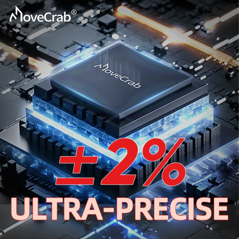 مفتاح عزم الدوران الرقمي MoveCrab 0.6-340Nm ± 2% عالي الدقة ثنائي الاتجاه صفارة بسقاطة وإنذار LED لقياس الدقة #2