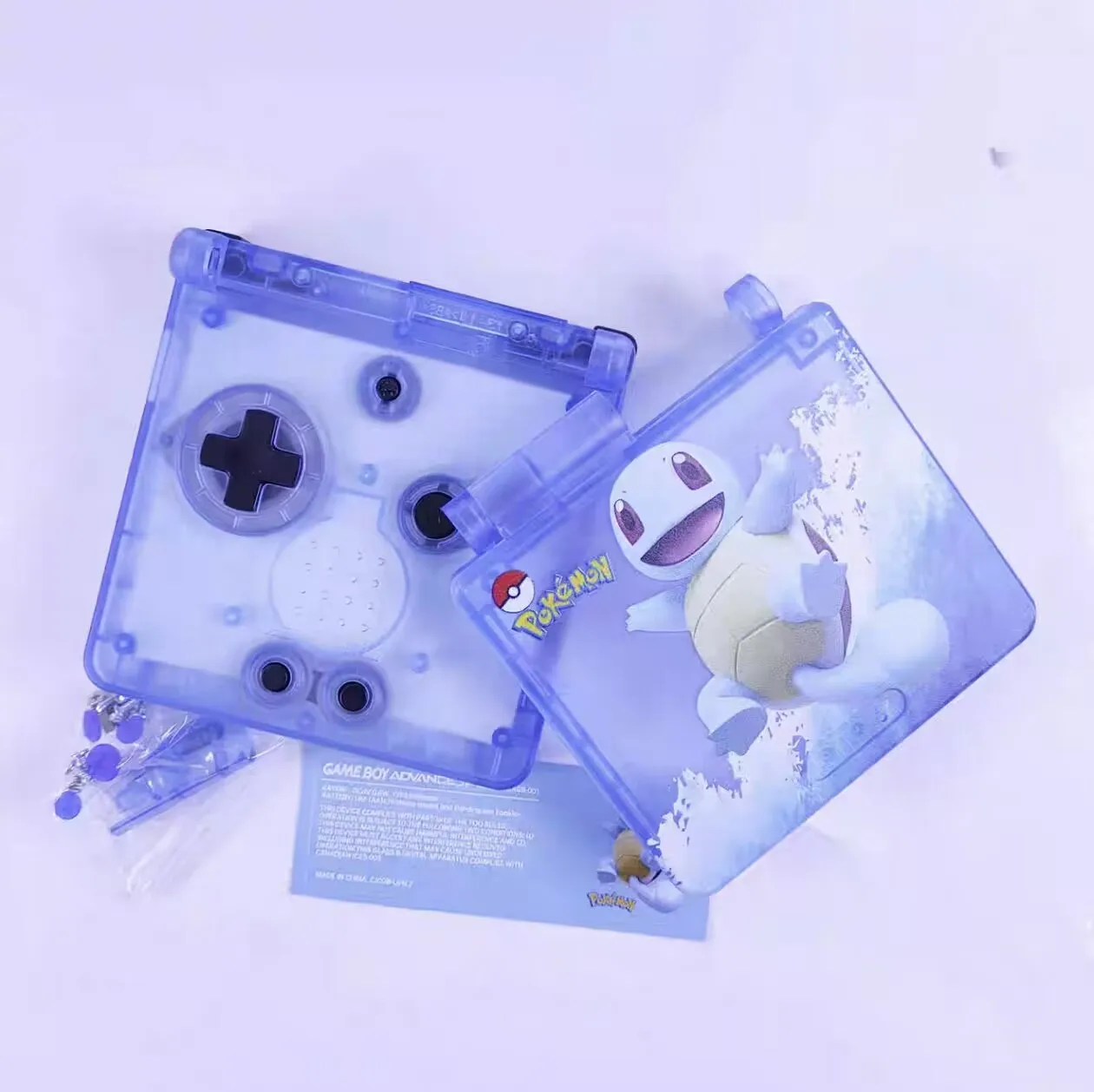 New Gba Sp Packaging And Shell Set Gengar Limited Edition Compatible With Ips Screen Limited Edition Diy Self-Made Gifts Model view 5