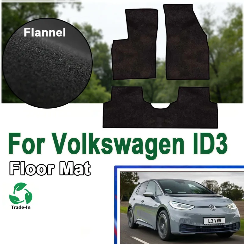 

Flannel For Volkswagen ID3 Vw ID 3 1st Cupra Born 2020~2023 Car Floor Mats Footpads Carpets Cover Rugs Panel Foot Pad Auto