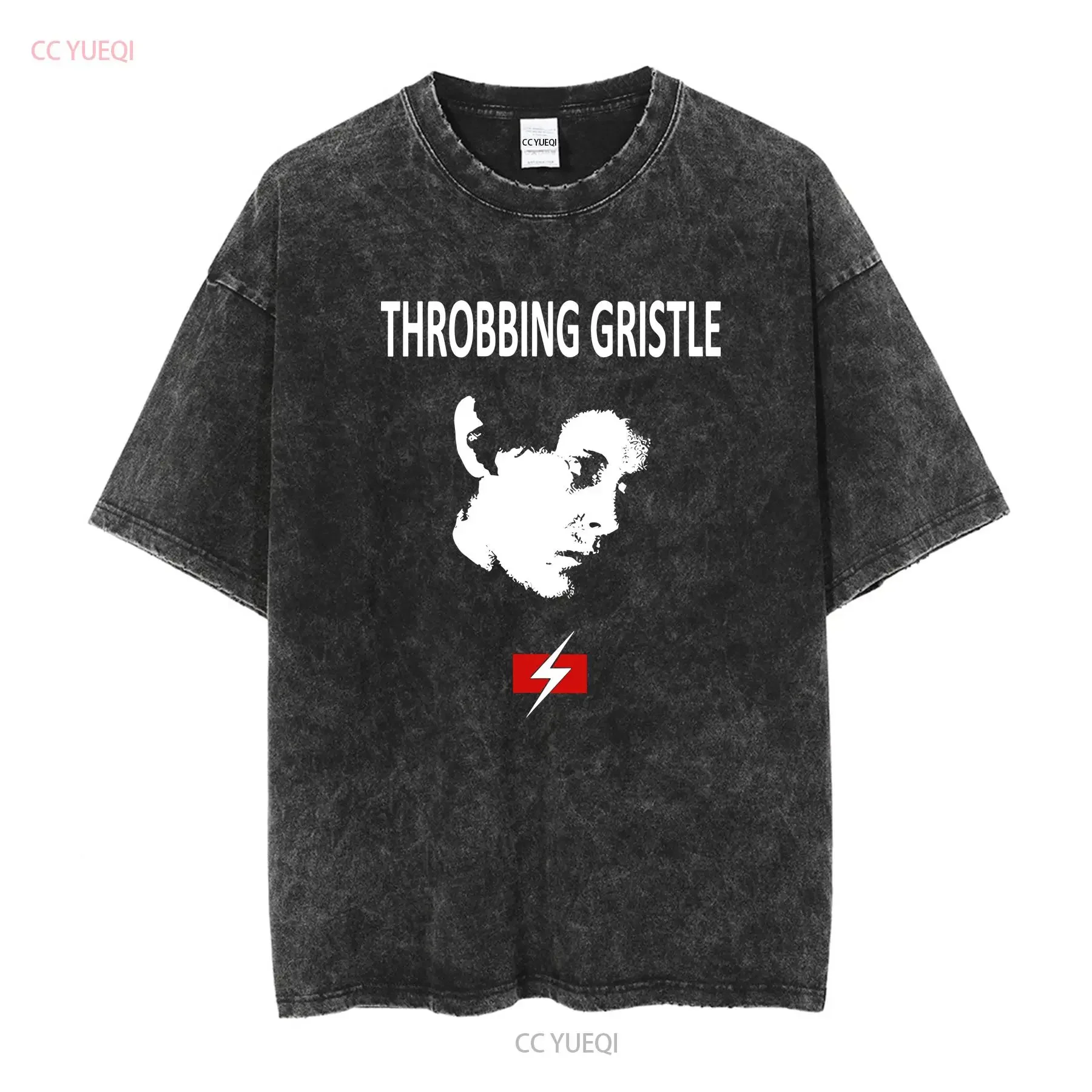 Throbbing Gristle T Shirt long or short sleeves vintage Washed Versatile Casual fashion homme Top For Everyday Wear Unisex
