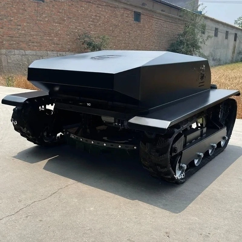 Crawler lawn mower, intelligent remote control lawn mower, river embankment slope lawn mower