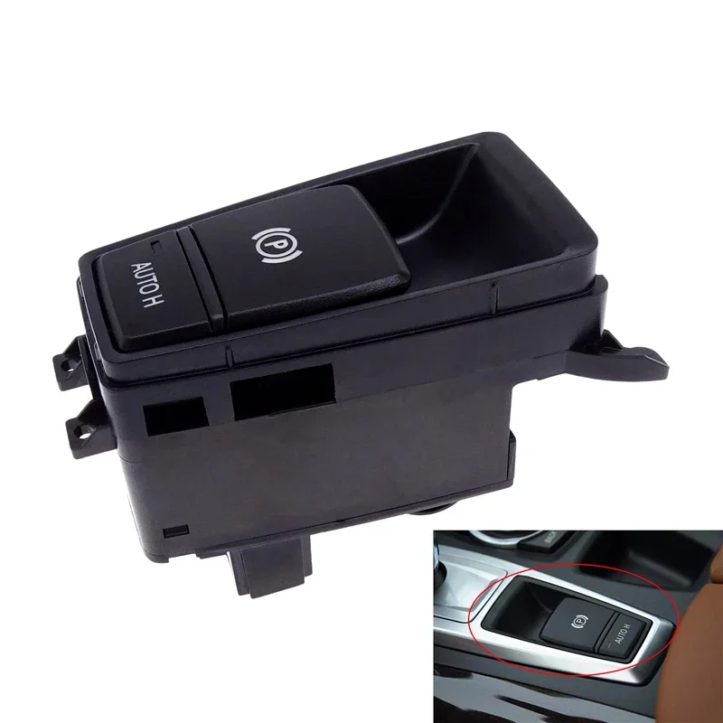 

Electric Parking Handbrake Brake Stop Switch Control Button For BMW X5 E53 E70 F15 X6 E71 F16 61319148508 ABS