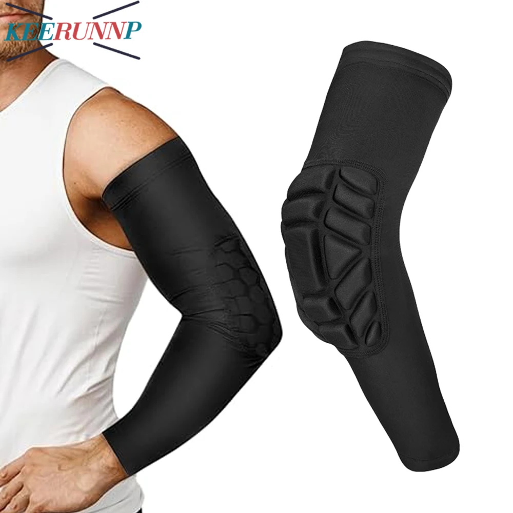 

1PCS Honeycomb Compression Knee/Elbow Pads - Breathable Sports Protection for Basketball, Volleyball, Cycling & Football