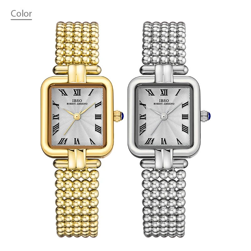 Eleganti orologi da donna quadrante in argento orologio da polso Casual in acciaio quadrato regali femminili piccoli orologi da polso al quarzo di moda da donna di lusso