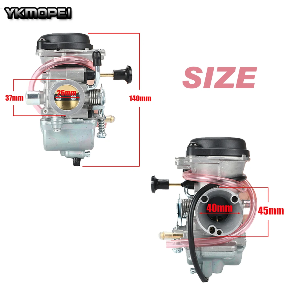 Motorcycle Carburador Manual Choke Carb 26mm Carburetor For Suzuki EN125 125cc Engine GZ125 Marauder GN125 GS125 EN125 Motocross