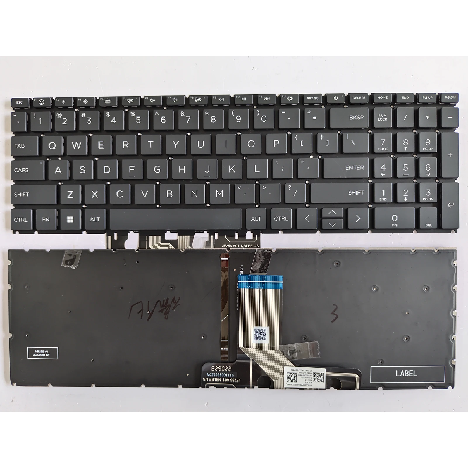 Laptop keyboard US Layout for HP Book Pro TPN-Q286 Q287 W161 15-FD 15-FC 16-AB
