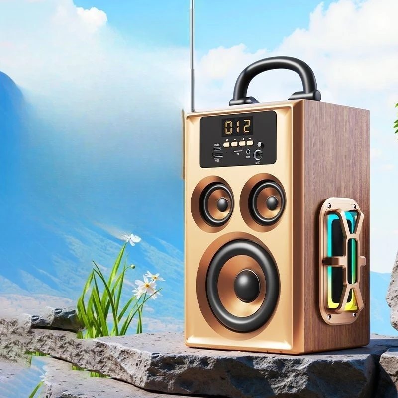Portable Bluetooth Audio Square Dance Outdoor High Volume Subwoofer Home Portable Karaoke Speaker