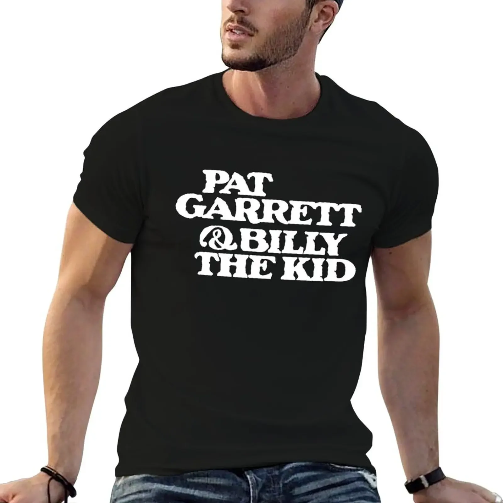 

Pat Garrett & Billy the Kid T-Shirt street wear blacks sweat shirts, men