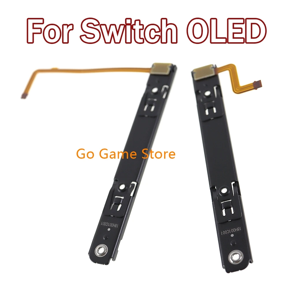 10pcs For Nintendo Switch OLED Console Slideway Right and Left L R Slide Rail With Flex Cable