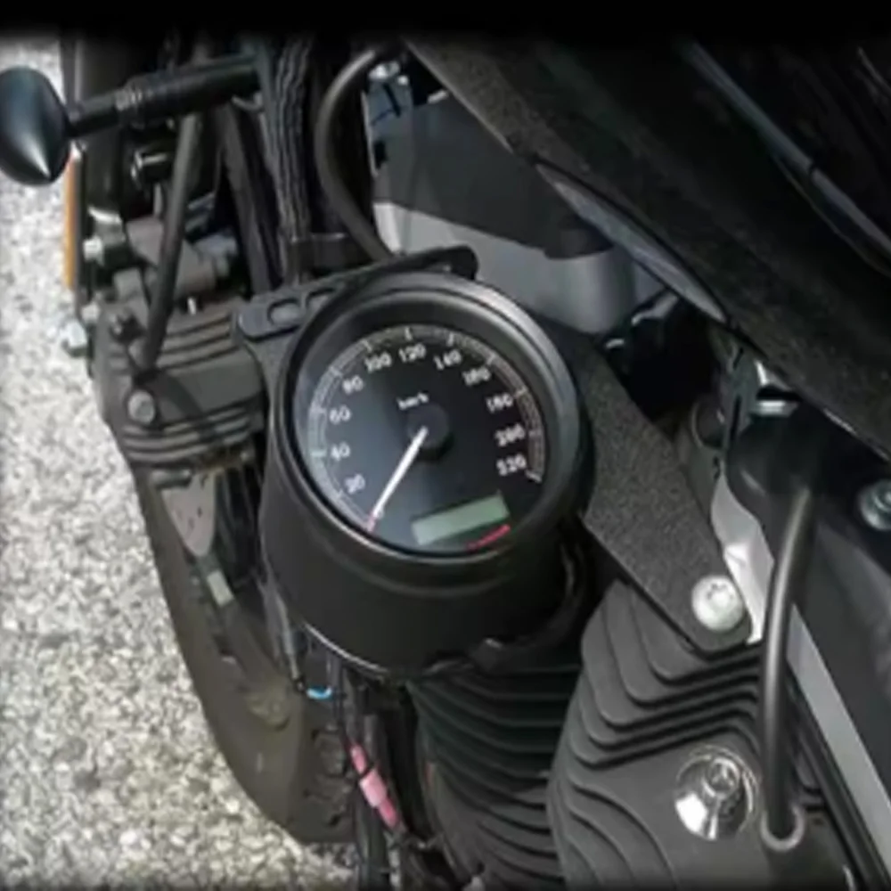 FOR Harley Sportster XL883 1995-2015 Motorcycle Instrument Speedometer Bracket Side Mount Relocation Cover
