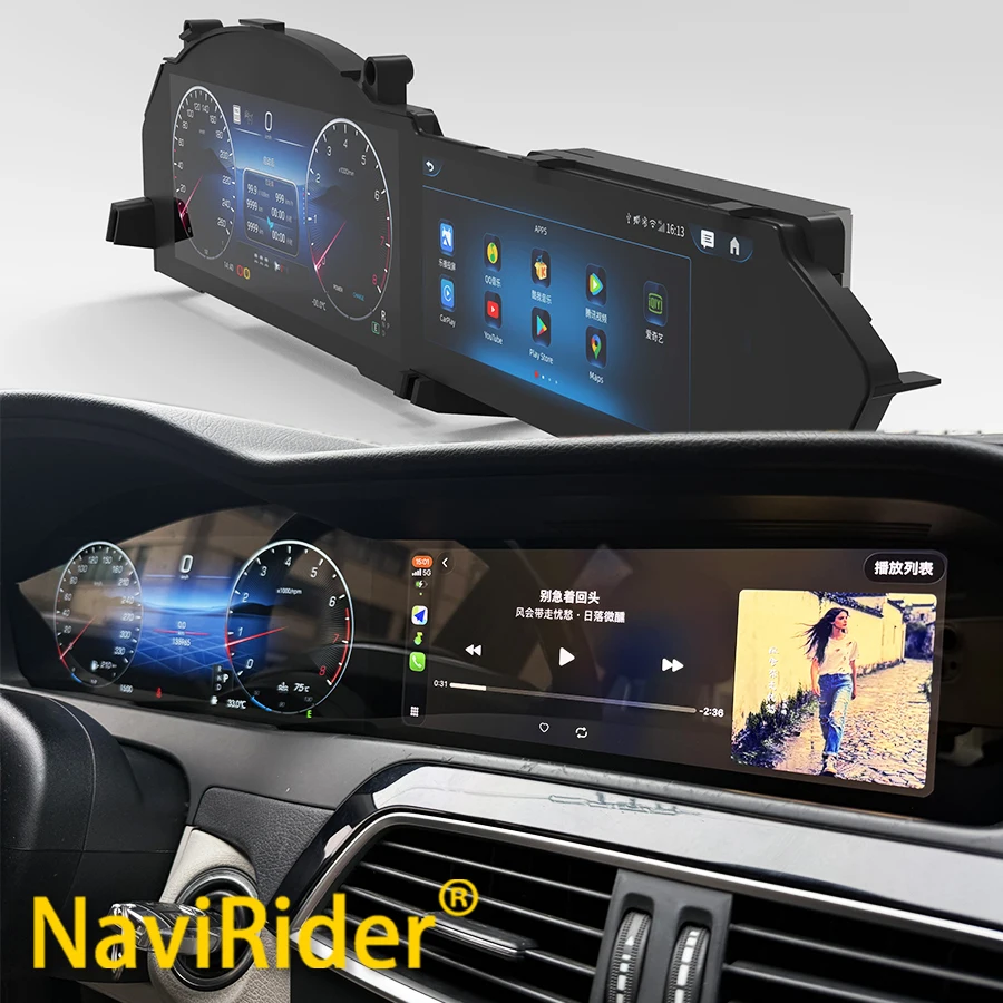 Android Screen For Benz C Class W204 2011-2013 Multimedia Video Player Audio Car Radio GPS Navigation Auto Stereo Carplay 2din