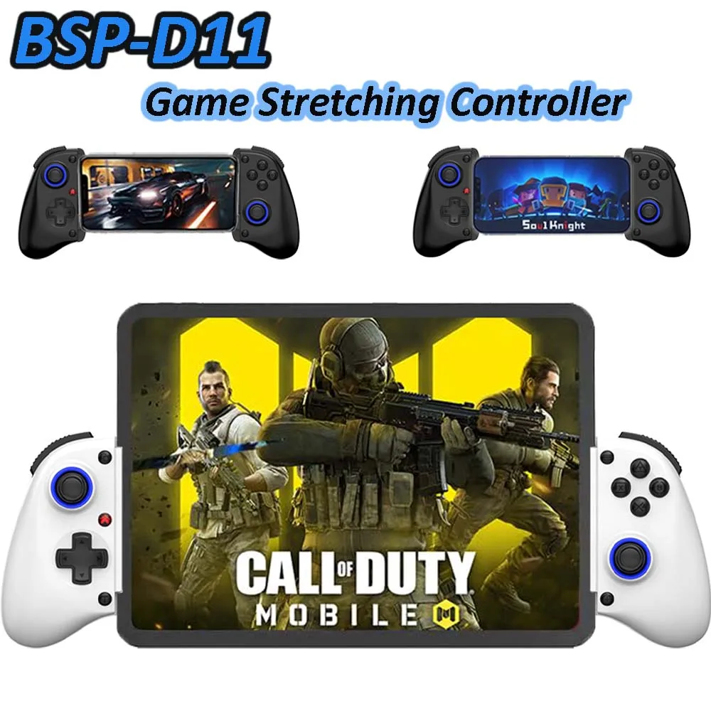 D11 Game Controller For SWITCH/Android/Apple IOS PC Joysticks Wireless Gamepad for PS3/PS4 Telescopic Joystick for Mobile Phone