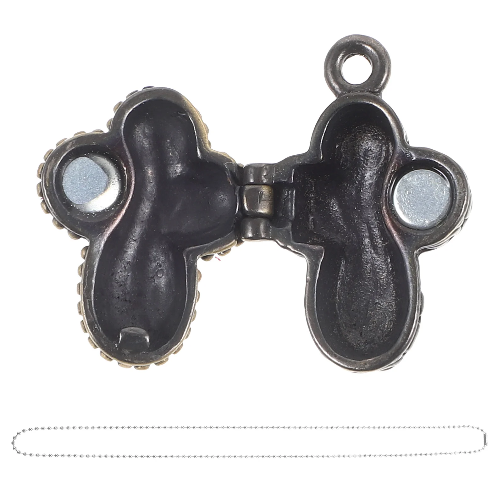 

Men Necklace Magnetic Clasp Cross Pendant Metal Neck Chain Fashionable Religious Necklace for Dating Party Gift