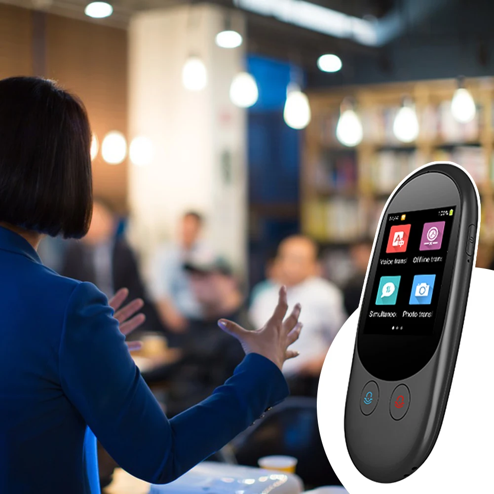 

Small Intelligent Voice Translator Lightweight Easy Carry Translation Device For Meeting