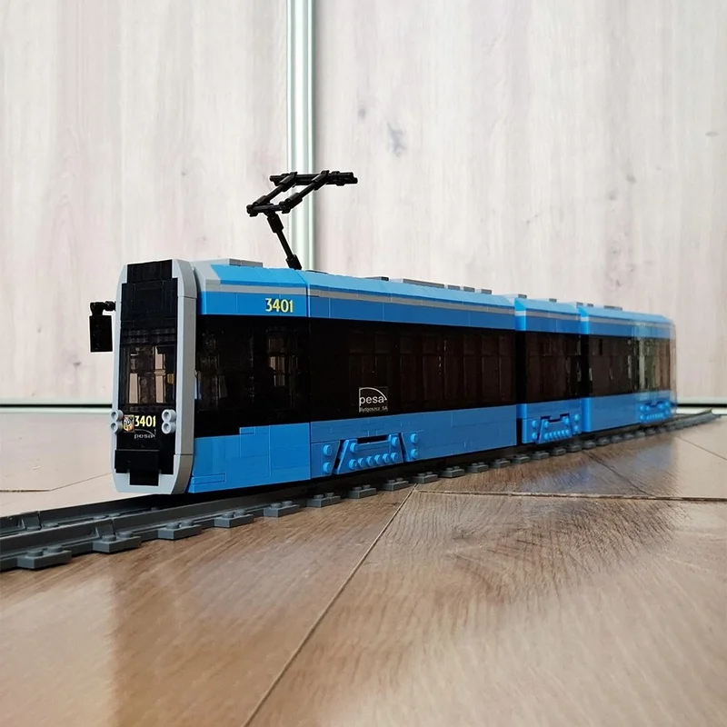 1825 قطعة MOC بيسا تويست ترام MPK وفروك Aw غير نموذج اللبنات البناء لتقوم بها بنفسك هدايا عيد الميلاد ألعاب تعليمية الطوب الاطفال #2