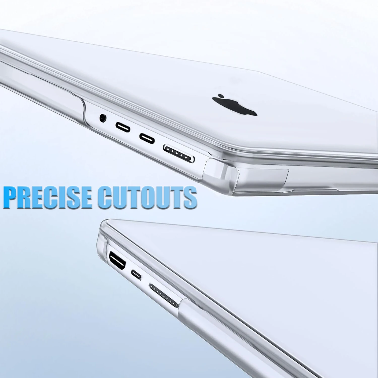 Case Compatible With MacBook Air 15 inch M4 A3241 M3 A3114 M2 A2941, Crystal Clear Plastic Hard Shell Case With Keyboard Cover
