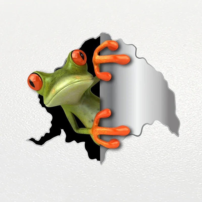 Car Sticker Color Frog Pet Animal Waterproof Vinyl Decal Car Accessories Decor Pegatinas Para Coche