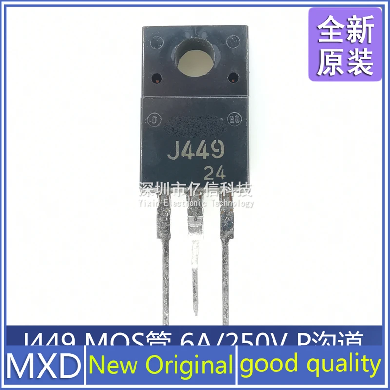 5Pcs/Lot New Original J449 2SJ449 Liquid Crystal Field Effect Mos Tube PNP Channel 6A/250V TO-220F Good Quality In Stock