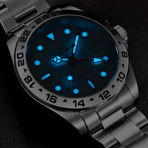 Imagen 2 del producto Reloj PAGANI Design 2026, Nuevo Reloj Mecánico Automático para Hombre, Reloj GMT de 42 mm, Zafiro, Acero Inoxidable, Resistente al Agua, Reloj Hombre