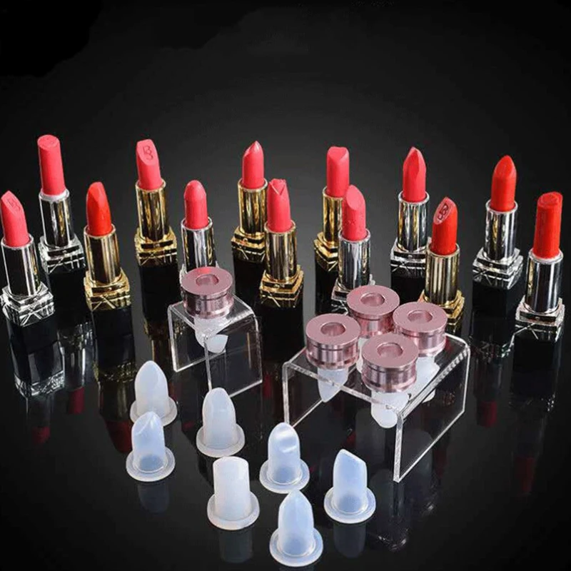 

Lipstick 12.1mm Tube DIY Creative Mould Lip Balm Mold Silicone Cosmetic Tool