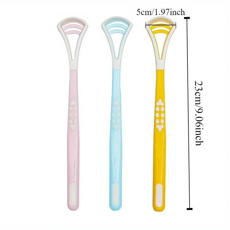 1pc Dual effect silicone tongue scraping brush, tongue coating brush, tongue coating cleaning brush, toothbrush