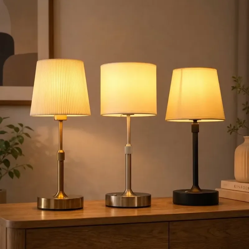for  Marble  Lampshade Portable Cordless Desk Lamp Touch Dimming LED  Cafe Restaurant Hotel Designer  Wholesale