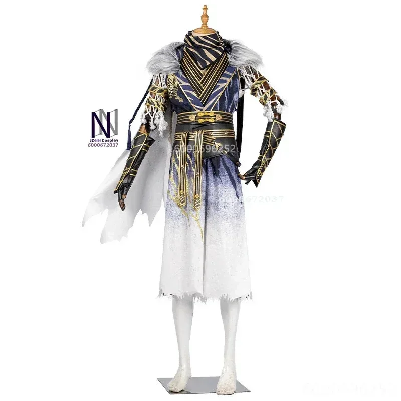 CyGame Naraka Bladepoint Akos Hu Косплей Костюм Новый мужской комплект одежды для Хэллоуина с аксессуарами для парика Новое поступление Лидер продаж