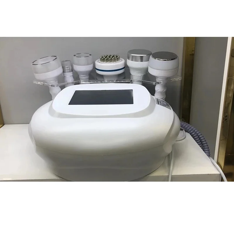 Professional 80K Cavitation RF Ultrasonic Vacuum Weight Loss Body Slimming Fat Burner Beauty Machine 6in1 Skin Lifting Massager