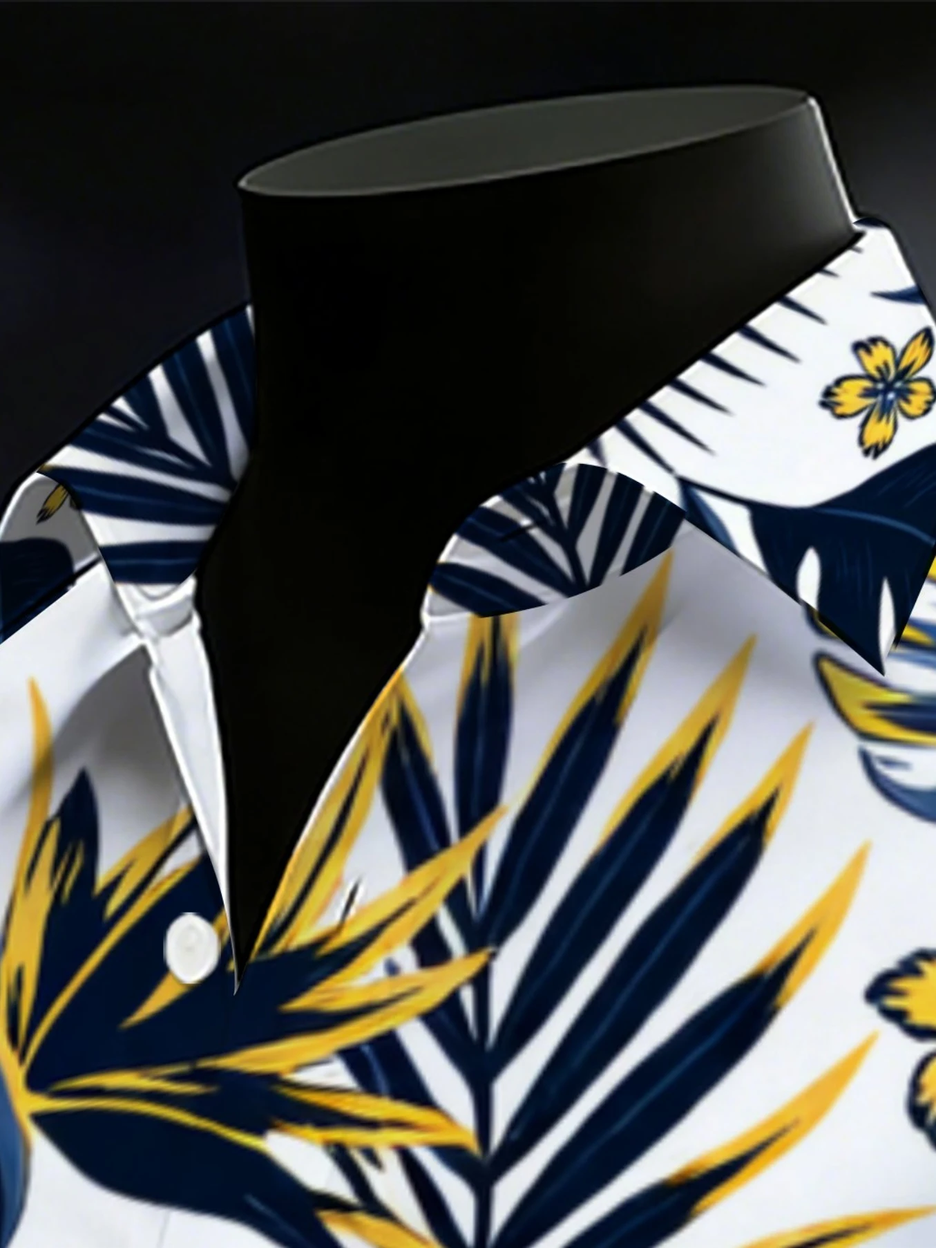 하와이 스타일 남성용 라펠 칼라 셔츠 화이트 베이스 네 - Yellow Men'S Fashion 리뷰 및 가격