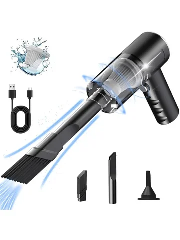 Wireless Handheld Mini Car Vacuum Cleaner USB Charging Battery Wet & Dry Dual Use Portable Cleaner For Car Household