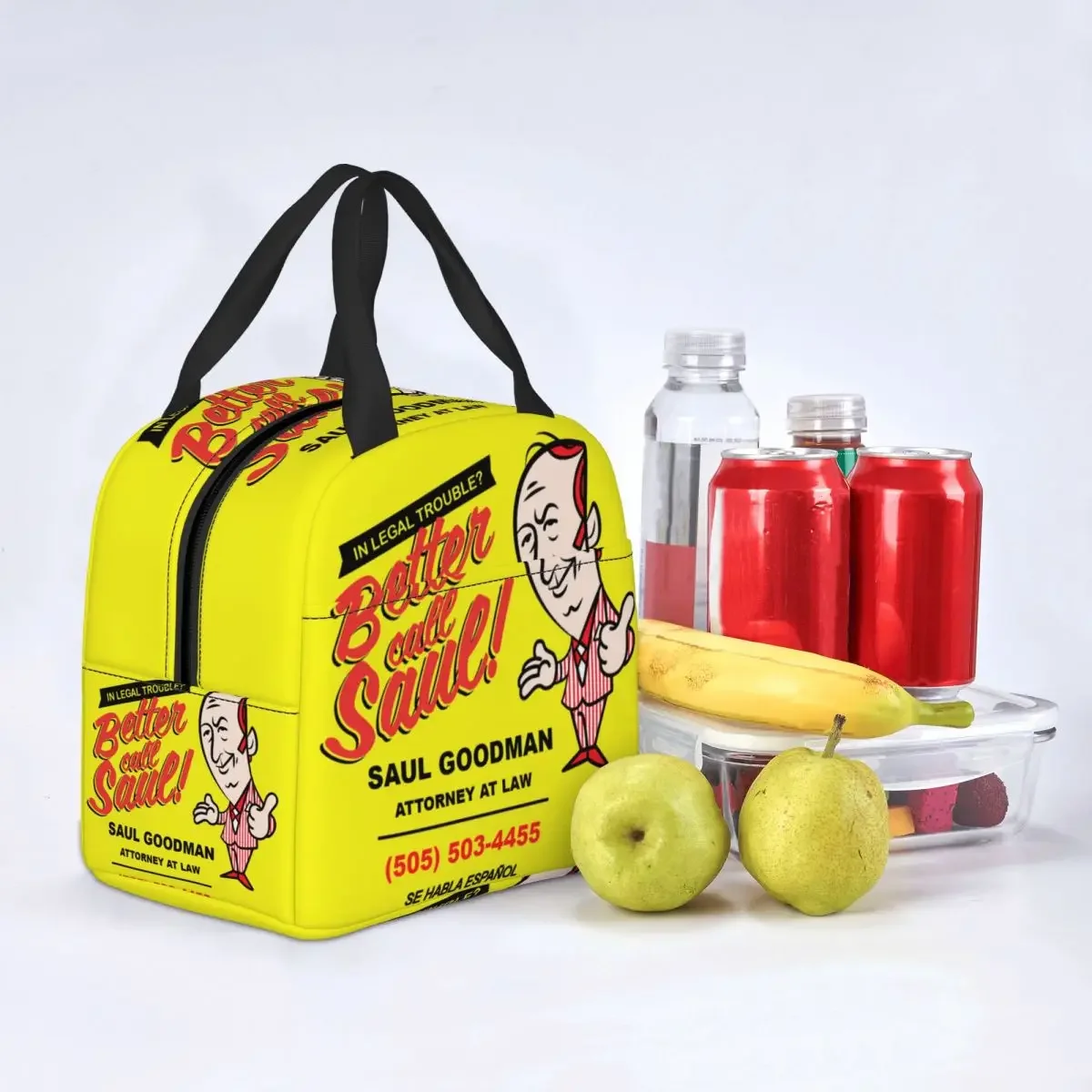 Better Call Saul Saul Goodman Insulated Lunch Bag Women Waterproof Breaking Bad Thermal Cooler Lunch Tote Beach Camping Travel