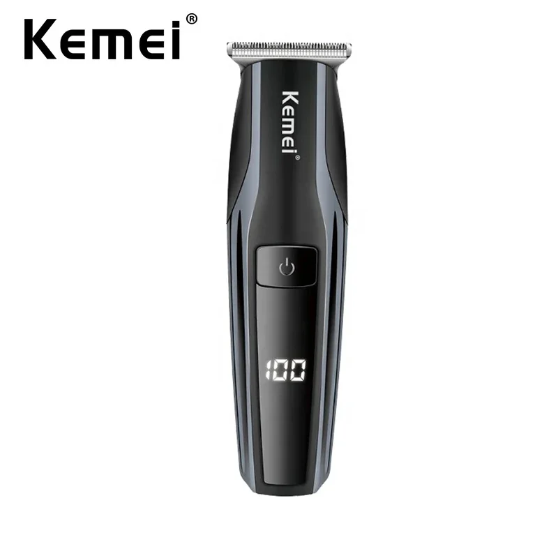 Kemei Professional Hair Clipper Rechargeable Electric Trimmer For Men Beard Kids Barber Cutting Machine Haircut LED Screen