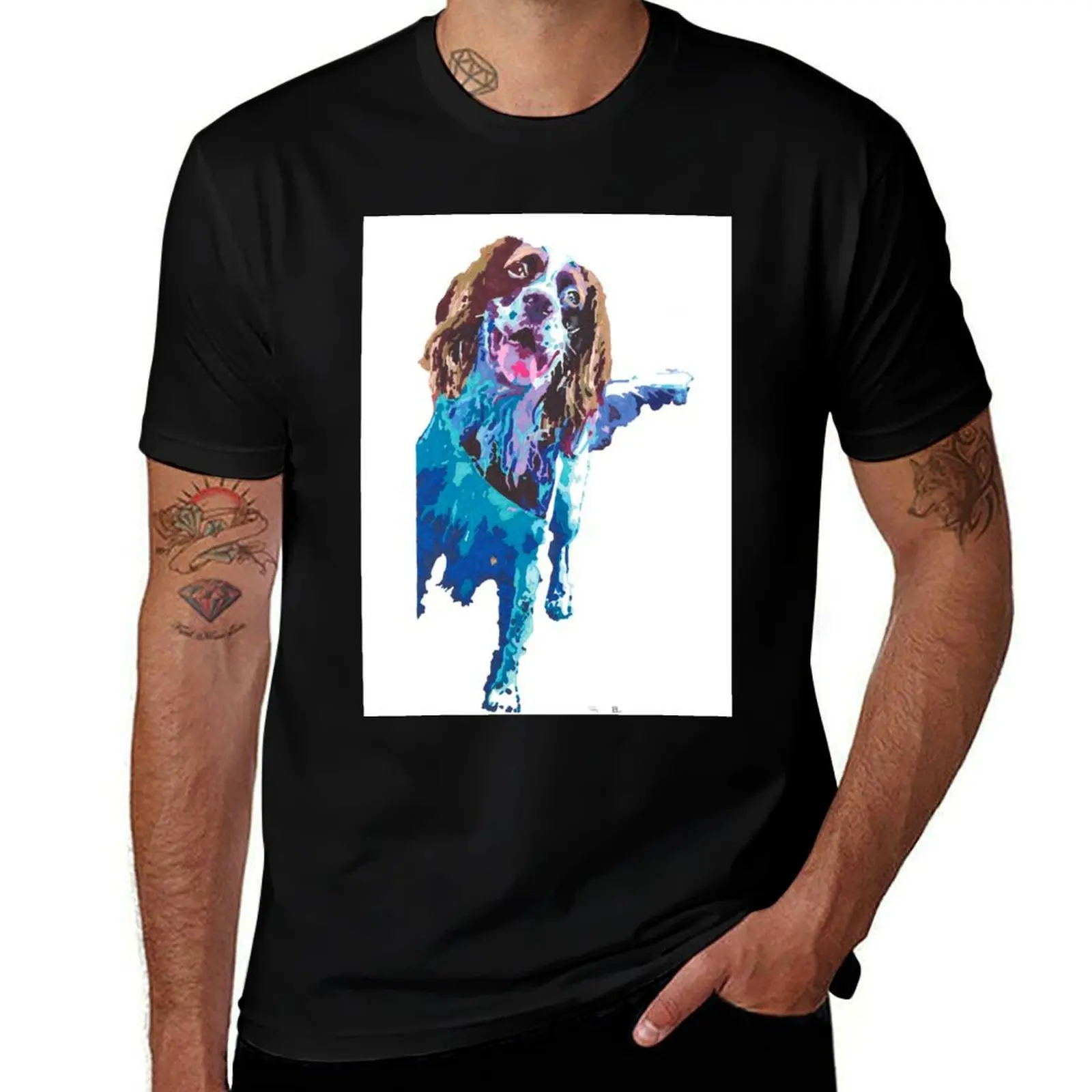 Teddy the Springer Spaniel T-Shirt Holiday Outdoor T-Shirt