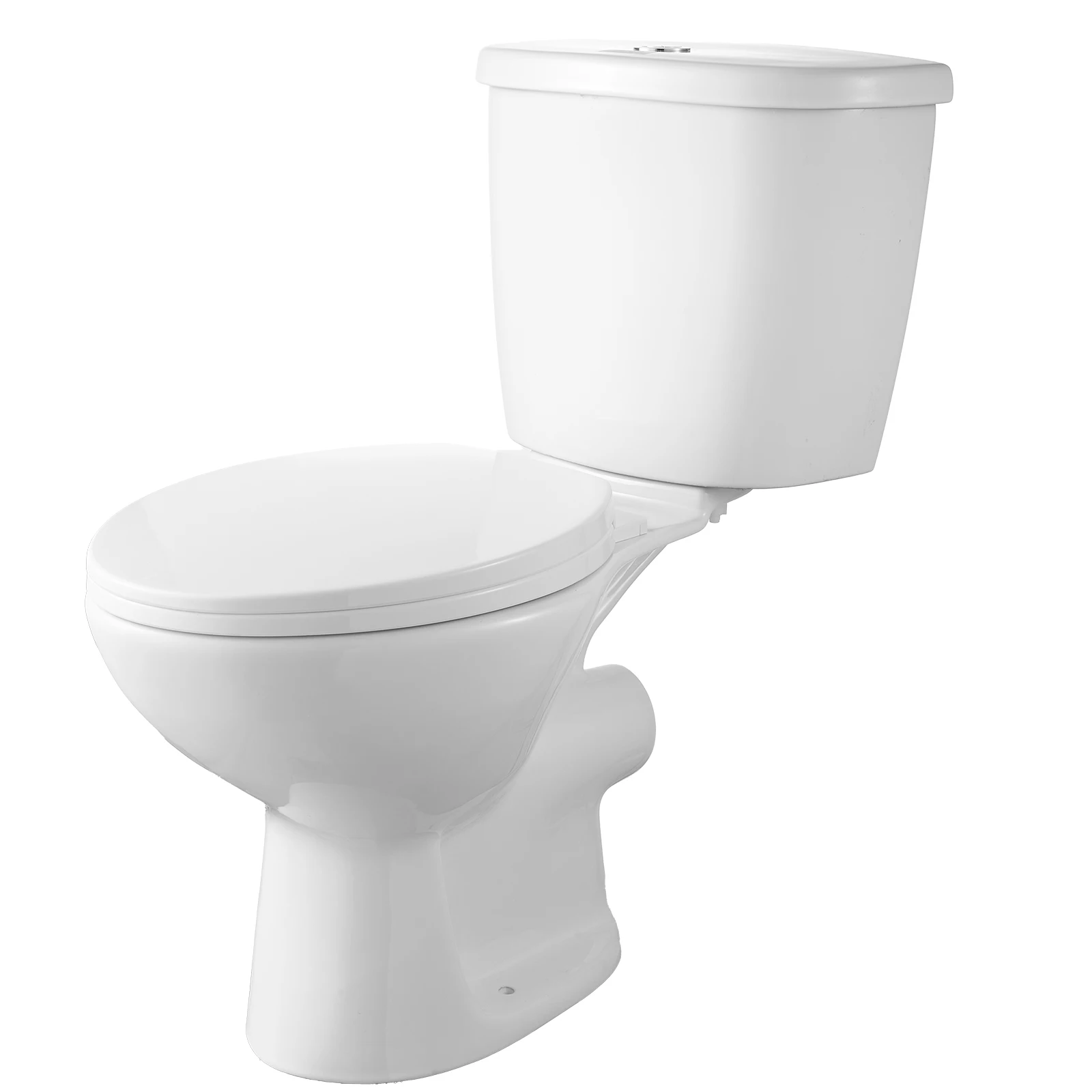 Macerating Toilet System with Powerful 800W Macerator Pump, Macerating Toilet System Kit with 4-Inlet, Rear Discharge and Upflush Toilet For Basement, Dual Flush Water Disposal, Space Saving