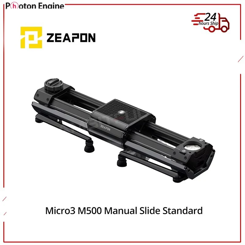 ZEAPON Micro 3 M500 M700 M1000 E500 E700 E1000 Motorized Slider DSLR Camera Video Double Distance Portable Slider PS-E1 PD-E1