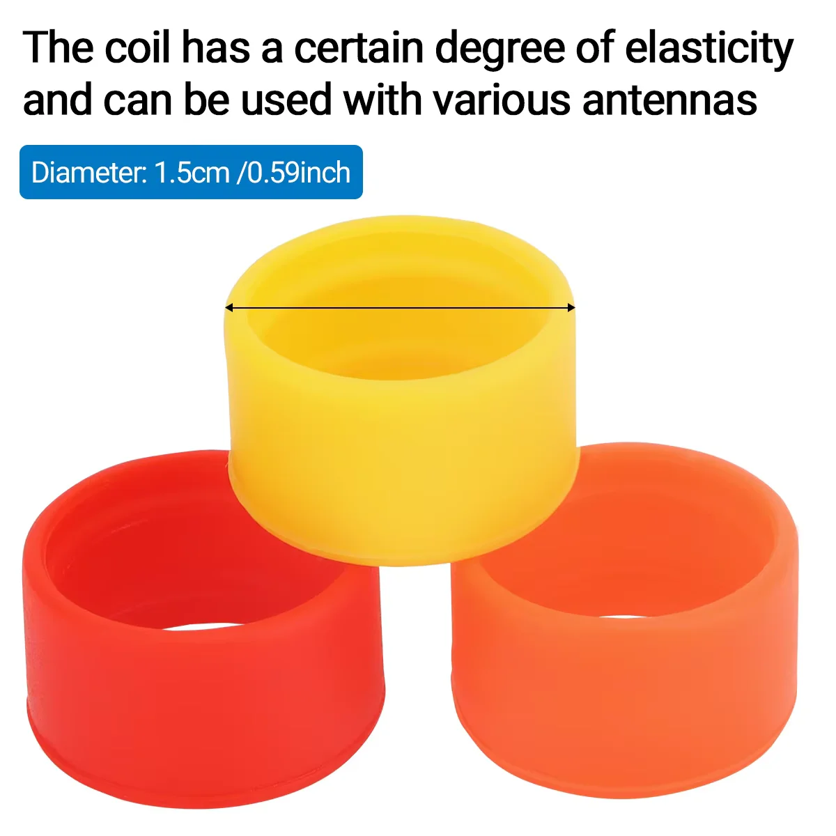 هوائي محدد توتر خفيف الوزن متوافق مع Baofeng ، ، ، F22 ، ملف ، من من 7 ألوان