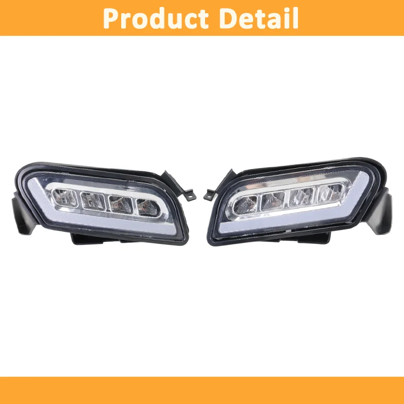 LED Headlight 12/48V Front Light Golf Cart Light for Club Car Tempo Onward Golf Cart Accessories