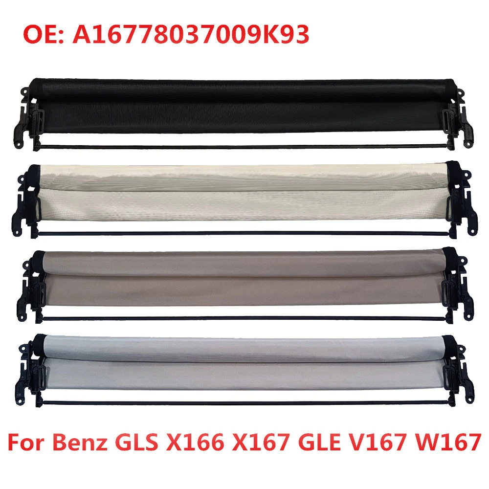 Car Panorama Sunroof Sunshade Curtain Cover Assembly For Mercedes-Benz Maybach GLS X166 X167 GLS450 GLS600 GLE V167 W167 2015-