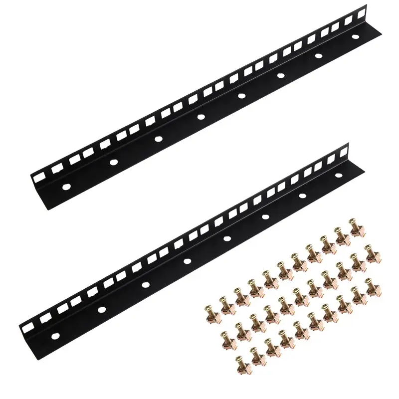 2026 New 8U Cabinet Column Kit 19Inch Standard Rack Rails Includes 32 Sets Of M6 Card-Type Nut Screws DIY Server/Audio Amplifier - view 4