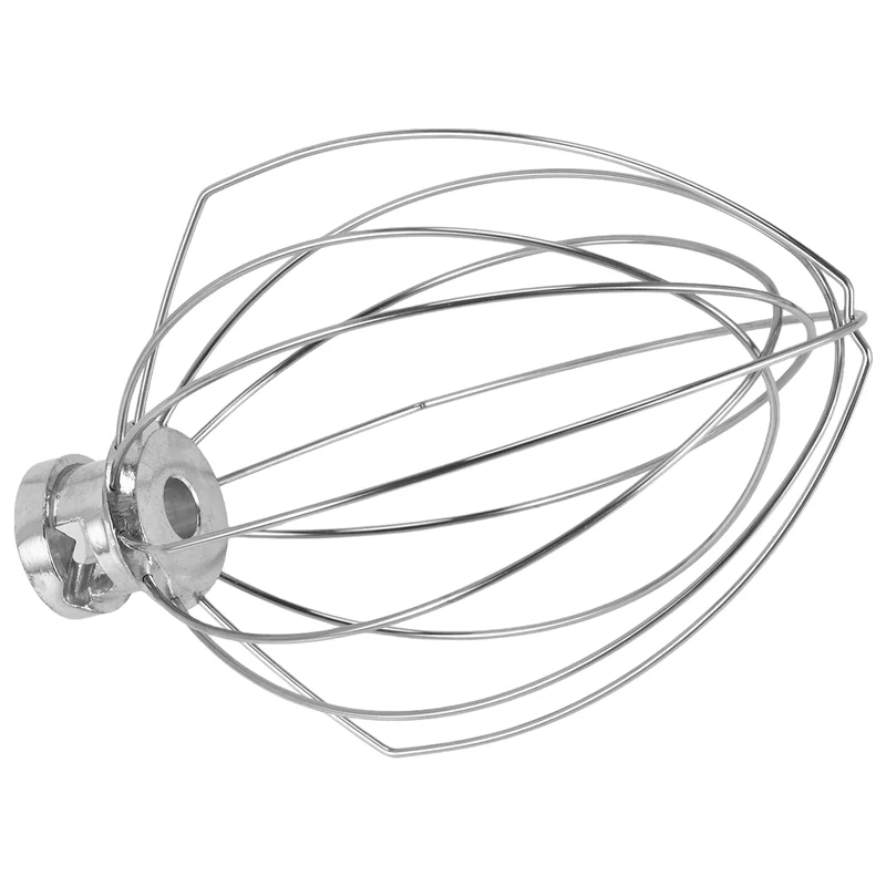 سوط سلكي لخلاط حامل كيتشن ايد 5QT رفع و6QT، مرفق خفق، ملحقات تقليب كريمة البيض من الفولاذ المقاوم للصدأ