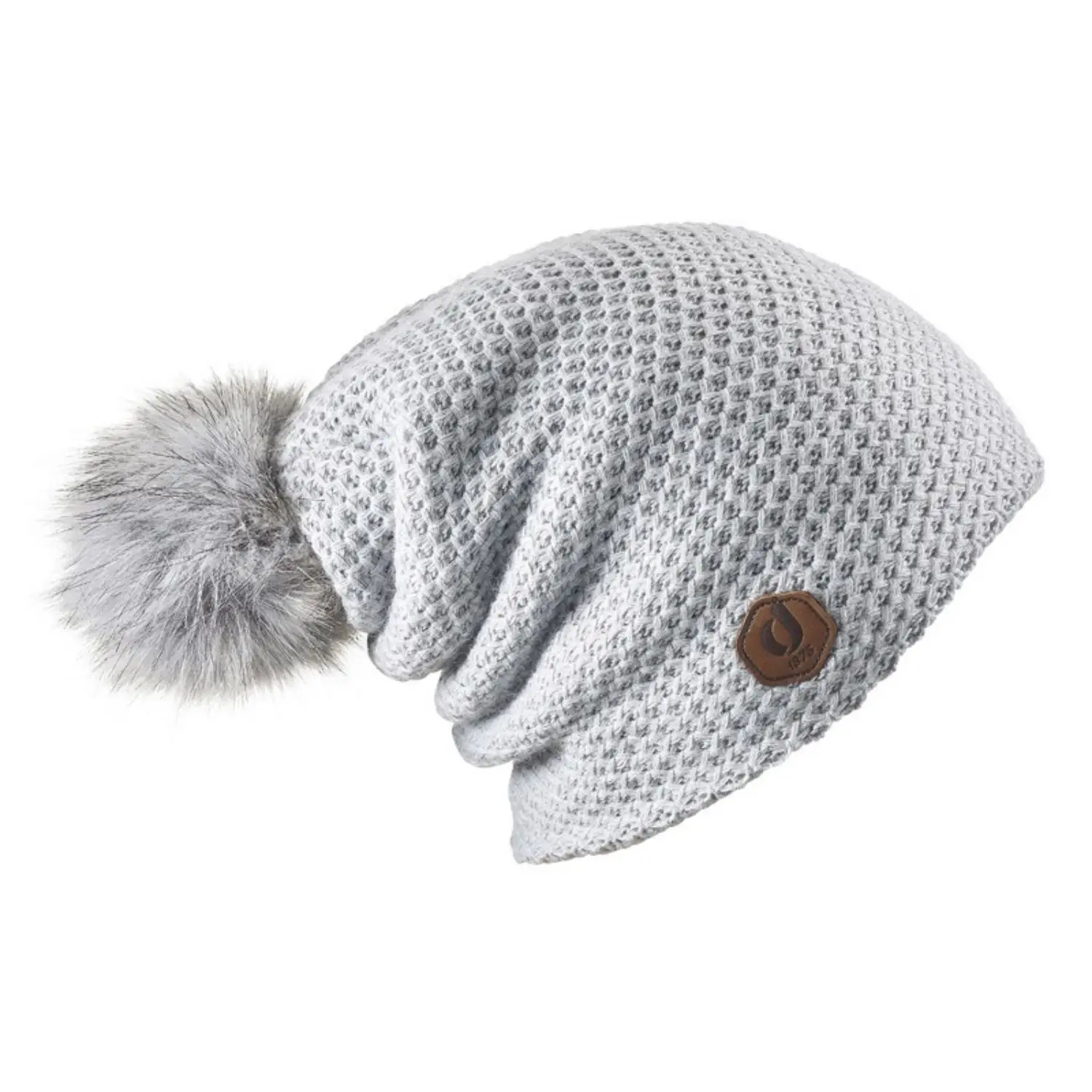 

LEDRAPO AGATHE,Bonnet à Pompon Beanie,Pure Merino Wool France Knitted HATS and HEADBANDS, MICROSKATE X LEDRAPO